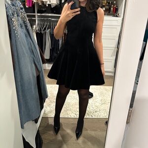 Zara Black Halter Mini Dress